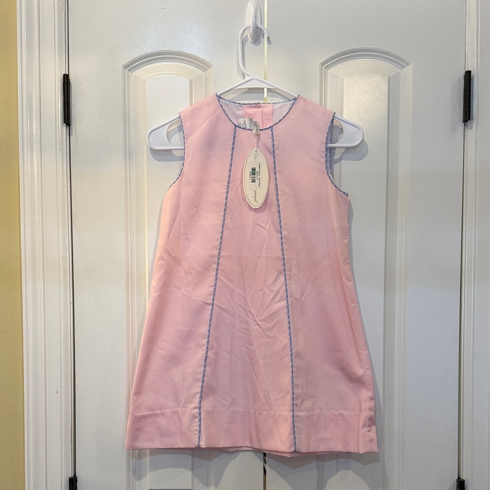 Pink Sleeveless Kids Dress